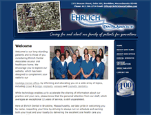 Tablet Screenshot of dentist-brookline.com